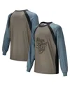 Section 119 Men's And Women's Brown The Allman Brothers Band Wordmark Raglan Long Sleeve Swim Shirt In Brown