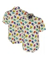 Section 119 Men's Cream The Allman Brothers Band Rainbow Mushroom Button-down Shirt In White