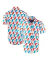 Section 119 Men's White David Bowie Red And Blue Bolt Button-down Shirt In White