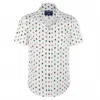 Section 119 Pre-loved Men's Grateful Dead Button Down Short Sleeve Shirt In White In White