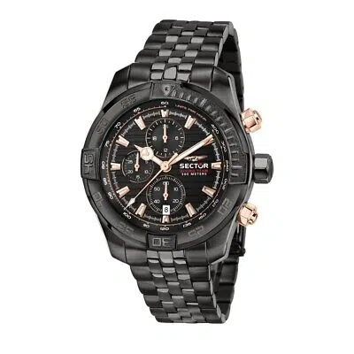 Pre-owned Sector Watch  Diving Team Chronograph Steel Black R3273635003