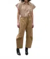 Secular Argo Painter Pant In Camel In Brown