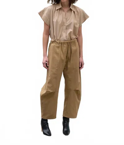 Secular Argo Painter Pant In Camel In Brown