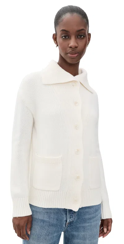Secular Button Up Cardigan Ivory