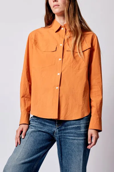 Secular Indiana Shirt In Pumpkin In Multi