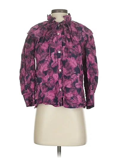 Pre-owned Secular Long Sleeve Blouse In Purple