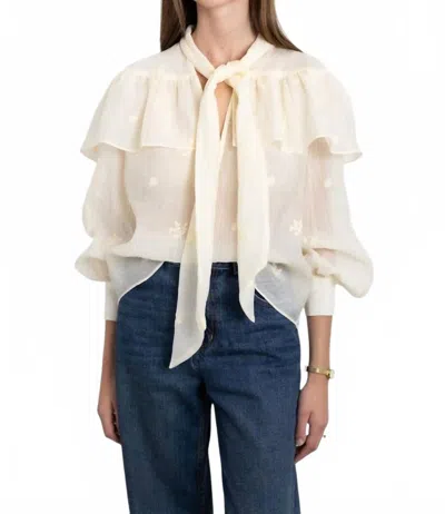 Secular Marilou Shirt In Beige In White