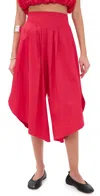 Secular Rafa Relaxed Short In Red In Pink