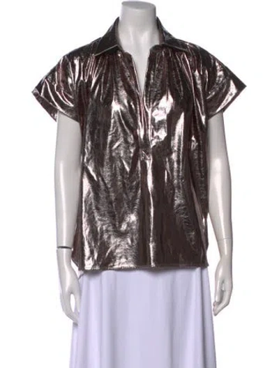 Pre-owned Secular Short Sleeve Top