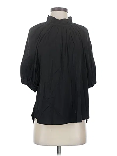 Pre-owned Secular Short Sleeve Turtleneck In Black