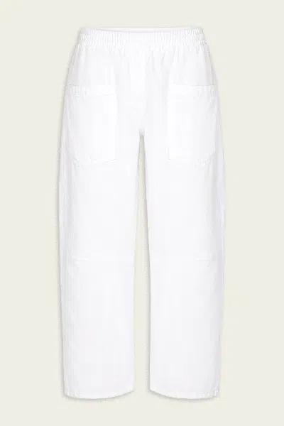 Secular Travis Pant In Washed White