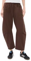 Secular Travis Barrel Pant In Chocolate In Brown