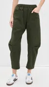 Secular Travis Solid Pant In Olive Green In Green