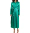S'edge Adair Long Sleeve Dress In Dynasty Green In Multi