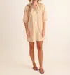 S'edge Amanda Quarter Length Dress In Desert Stripe