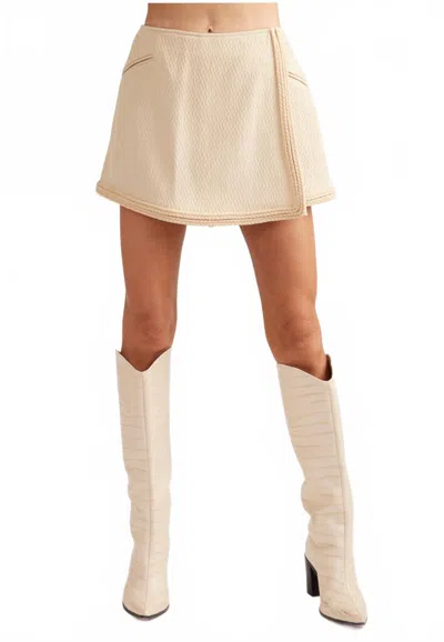 S'edge Amber Skort In Chalk In Neutral