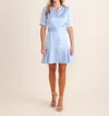 S'edge Analeise Dress In Cornflower Blue