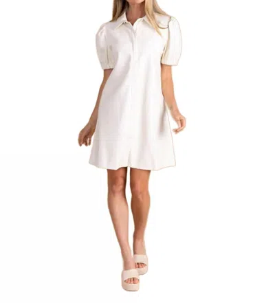 S'edge Anderson Dress In Ivory In Multi