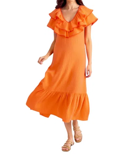 S'edge Anna Dress In Guava In Multi