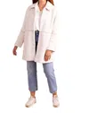 S'edge Aspen Coat In White In White
