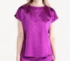 S'edge Astor Top In Plum In Pink