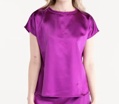 S'edge Astor Top In Plum In Pink