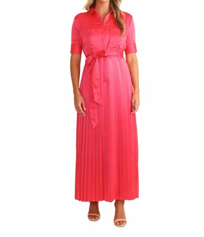 S'edge Beckett Dress In Begonia In Red