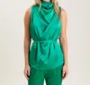 S'edge Bree Tank In Dynasty Green In Multi
