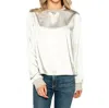 S'edge Britt Top In Frost In Grey