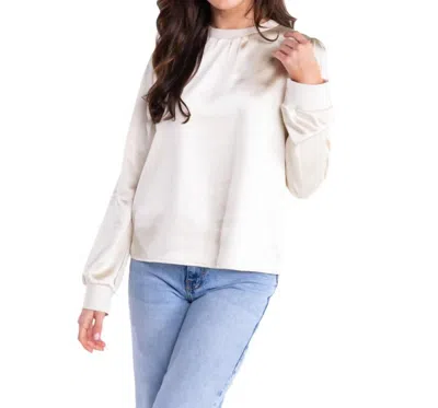 S'edge Britt Top In Parchment In Beige
