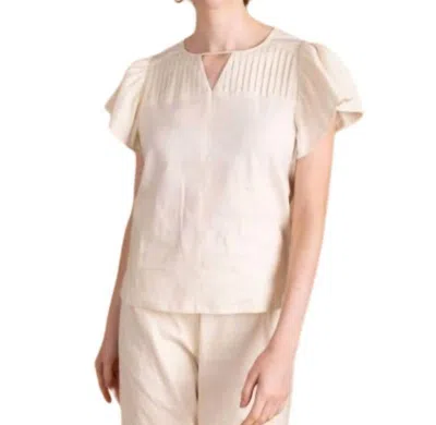 S'edge Brynn Top In Bone In Beige