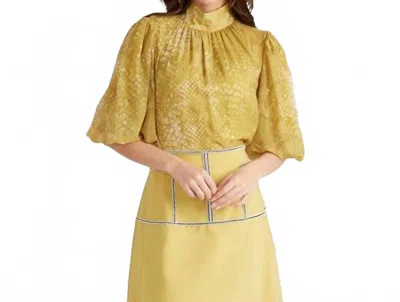 S'edge Carmen Top In Python In Yellow