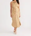 S'edge Caroline Dress In Khaki In Brown