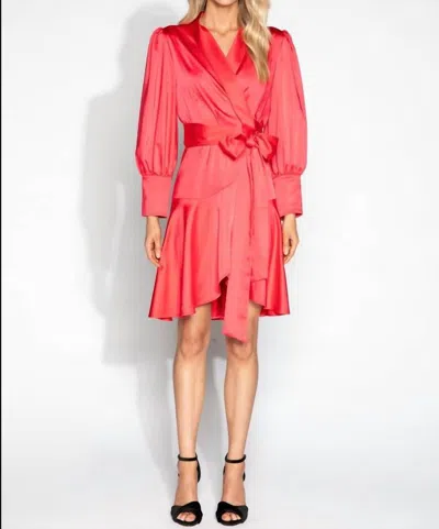 S'edge Cecelia Dress In Lipstick In Multi