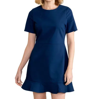 S'edge Chic Mini Dress In Navy