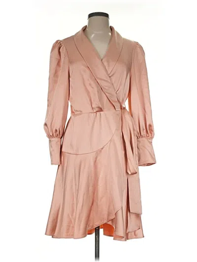 Pre-owned S'edge Cocktail Dress In Tan