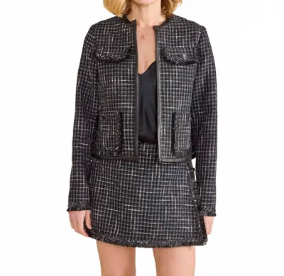 S'edge Coco Jacket In Sparkle In Animal Print