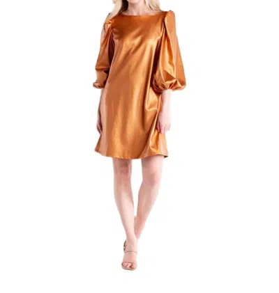 S'edge Colette Dress In Copper In Multi