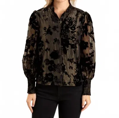 S'EDGE CONSTANCE TOP ￼ IN BLACK