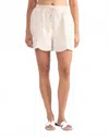 S'edge Deanna Shorts In Cobblestone In White