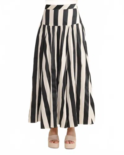 S'edge Edith Skirt In Cabana In Black