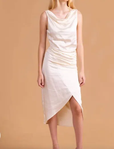 S'edge Elsa Dress In Marshmallow In Purple