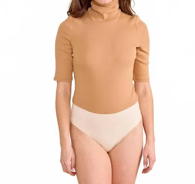 S'edge Emily Bodysuit In Camel In Brown