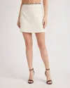 S'edge Georgina Mini Skirt In Ivory In Neutral