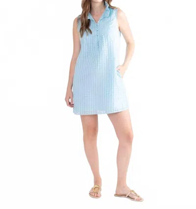 S'EDGE GLENDA MINI DRESS IN SOFT BLUE