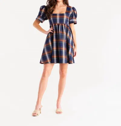 S'edge Ivy Dress In Academia In Blue