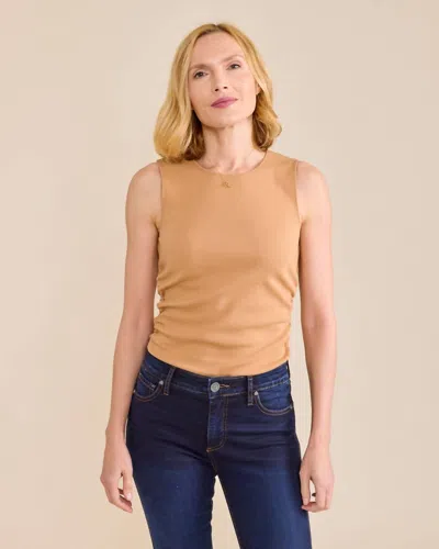 S'edge Jett Bodysuit In Camel In Animal Print