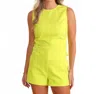 S'edge Jett Tank Top In Cactus In Yellow