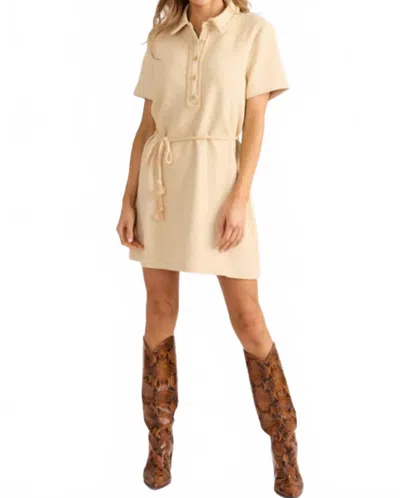 S'edge Lori Dress In Chalk In Orange