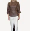 S'EDGE LUCIE TOP IN CHOCOLATE